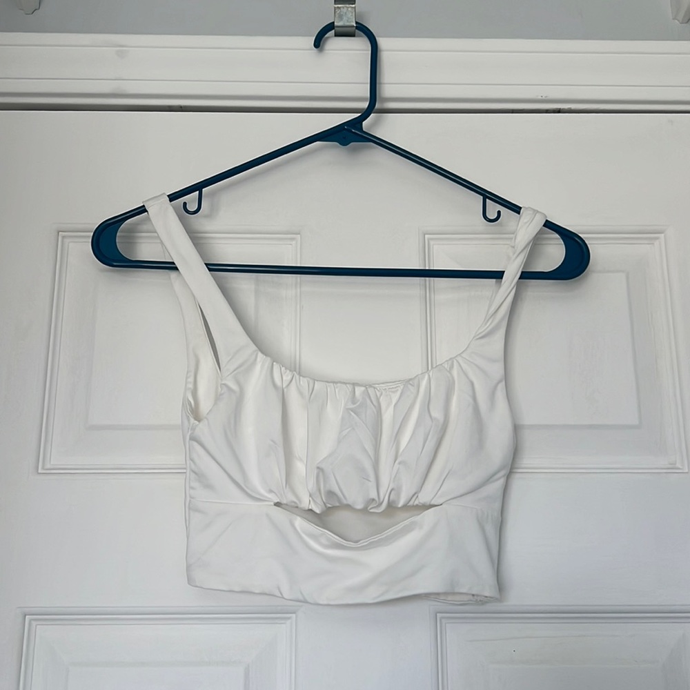 Princess Polly White Crop Tank